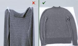 Как уменьшить свитер, который растянулся после стирки